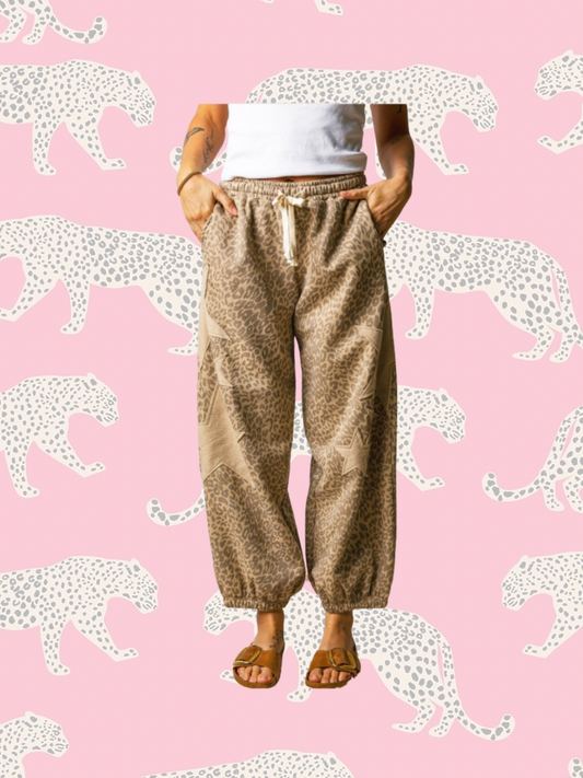 PREORDER: Cheetah Girl Joggers